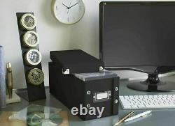 CD Storage Rack Box Holder Disk Case Media Display Space Store Organizer DVD