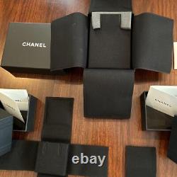 CHANEL Case and box for earrings necklace 3 sets Display Storage Empty mzmr