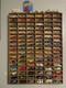 Car Display Case 102+ Matchbox Model 1/64 Diecast Wheels Wood Hot Wall Cabinet