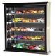 Car Display Case 30 Pcs Matchbox Model Toy Train 1/64 1/43 N Ho Black Cabinet
