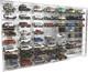 Car Display Case 56 Pcs Matchbox Model Toy 1/64 Diecast With Door Acrylic Cabinet