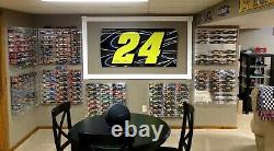 Car Display Case 56 Pcs Matchbox Model USA 1/64 Diecast with Door Acrylic Cabinet