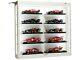 Car Display Case Acrylic White Led Light 5 Tier Matchbox Model 1/64 1/43 Cabinet