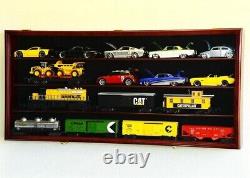 Car Display Case Cherry 20 Pcs Diecast 1/24 Scale 124 Collection Shelf Cabinet