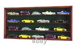Car Display Case Cherry 20 Pcs Diecast 1/24 Scale 124 Collection Shelf Cabinet