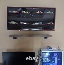 Car Display Case Cherry 20 Pcs Diecast 1/24 Scale 124 Collection Shelf Cabinet