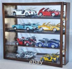 Car Display Case Cherry 8 Pcs Diecast 1/18 Scale Model Wood Rack Shelf Cabinet Car Display Case Cherry 8 Pcs Diecast 1/18 Scale Model Wood Rack Shelf Cabinet