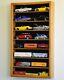 Car Display Case Oak 16 Pc Diecast 1/24 Scale 124 Collection Shelf Cabinet Rack