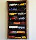 Car Display Case Walnut 16 Pcs Diecast 1/24 Scale 124 Collection Shelf Cabinet