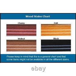 Car Display Case Walnut 4 Tier Diecast 1/18 Model Mirrored Wood Wall Toy Cabinet