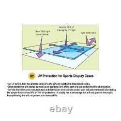 Car Display Case Walnut 4 Tier Diecast 1/18 Model Mirrored Wood Wall Toy Cabinet