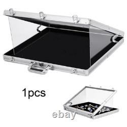 Card Display Case Storage Box Tabletop Showcase