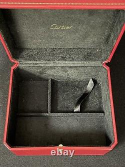 Cartier CRCO000462 Watch & Jewelry 2 Layer Presentation Display Storage Case Box