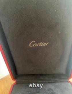 Cartier Necklace Large Red Box Storage Jewelry Display Case Empty AUTHENTIC