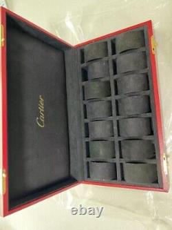 Cartier store watch display tank box case rare