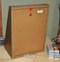 Case Knife Store Display Retail Case With 9 Knives Amber Bone Stockman