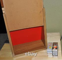 Case Knife Store Display Retail Case With 9 Knives Amber Bone Stockman