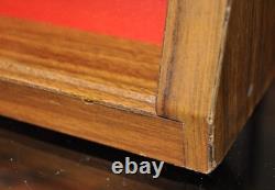 Case Knife Store Display Retail Case With 9 Knives Amber Bone Stockman
