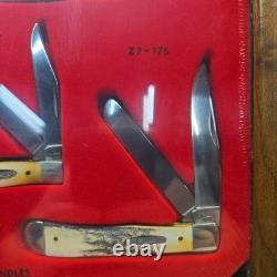 Case XX Stag Knives (set of 7) Store Display Case