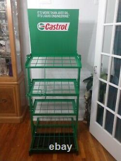 Castrol 6 Case E-Rack Store Display With Sign Brand New In Box