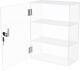 Choowin Clear Acrylic Display Case With Lock Key Lockable Countertop Display Cas