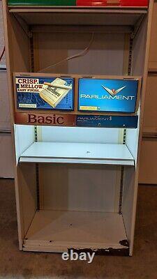 Cigarette Display Case Rack Tobacco Fixture Sign Gas Station Convenience Store