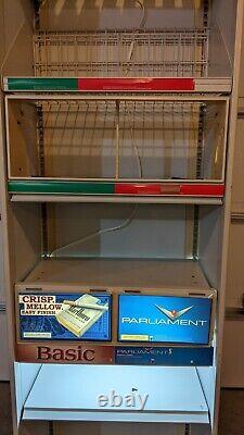 Cigarette Display Case Rack Tobacco Fixture Sign Gas Station Convenience Store