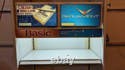 Cigarette Display Case Rack Tobacco Fixture Sign Gas Station Convenience Store