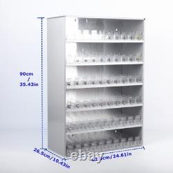 Cigarette Retail Showcase Rack Aluminium Cabinet Cigarette Display for 600 Cases