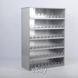 Cigarettes Retail Display Rack Aluminium Cigarettes Cabinet 6 Layers 10 Clips