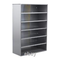 Cigarettes Retail Display Rack Aluminium Cigarettes Cabinet 6 Layers 10 Clips