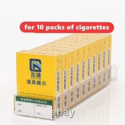 Cigarettes Retail Display Rack Aluminium Cigarettes Cabinet 6 Layers 10 Clips