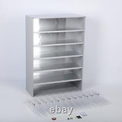 Cigarettes Retail Display Rack Aluminium Cigarettes Cabinet 6 Layers 10 Clips