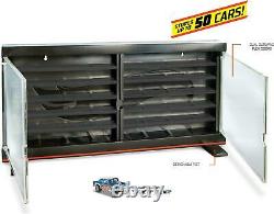 Classic Display Case Storage Organizer 50 Hot Wheels Toy Car Stand Alone Rack