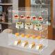 Clear Acrylic Countertop Display Case Storage Shelf Donut Cookie Holder Cabinet