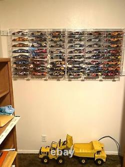 Clear Acrylic Display Case 124 Scale Diecast Toy Model Race Cars Wheels Storage