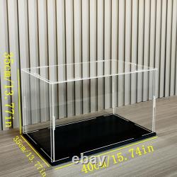 Clear Acrylic Display Case Dustproof Storage Box for Toys Figures Cars Models