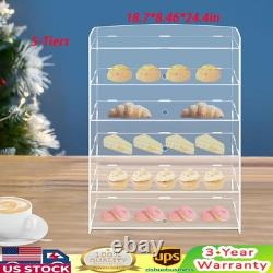 Clear Acrylic Display Case Dustproof Toy Showcase Holder Display Storage Shelf