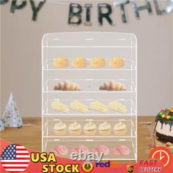 Clear Acrylic Display Case Dustproof Toy Showcase Holder Display Storage Shelf