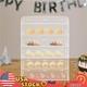 Clear Acrylic Display Case Dustproof Toy Showcase Holder Display Storage Shelf