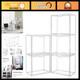 Clear Acrylic Display Case Stackable Storage Bins With Magnetic Lid For Collec