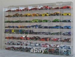 Clear Display Case Wall Cabinet for Hot Small Toy Wheels 1/64 Scale Matchbox