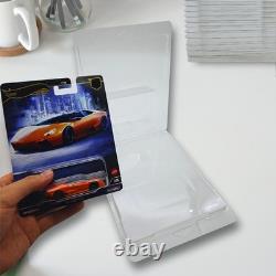 Clear Plastic Display Protector Case Storage Clamshell For Hot Wheels Model Cars