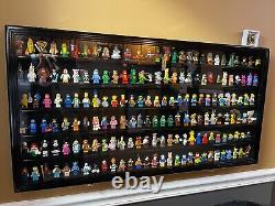 Collectibles Display Case Keys Matchbooks Minifigures Cherry Rack Wood Cabinet