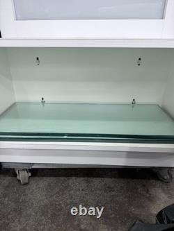 Collins 6677 Lox Retail Display Case Logo Header Lights Glass Shelves Storage