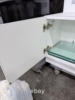 Collins 6677 Lox Retail Display Case Logo Header Lights Glass Shelves Storage