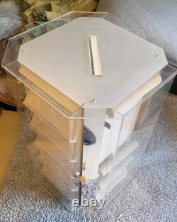 Countertop Acrylic Jewelry? Watch Bracelet Ring Display Case Spinning Showcase