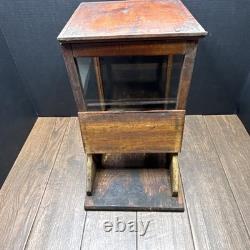 Country Store Display Show Case Counter Chip Display Case