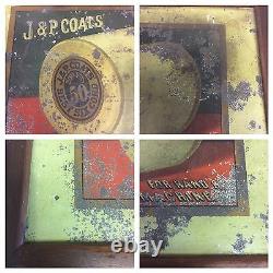 Country Store J&P Coats Spool Display 21.75x16.25