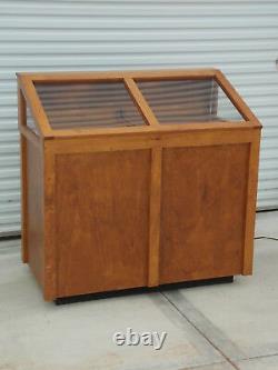 Custom Built Solid Wood Display Case From Jewelry Store for Watches Jewelry etc